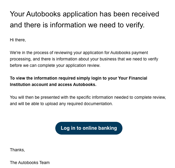 Enrollment and payment enablement with Autobooks